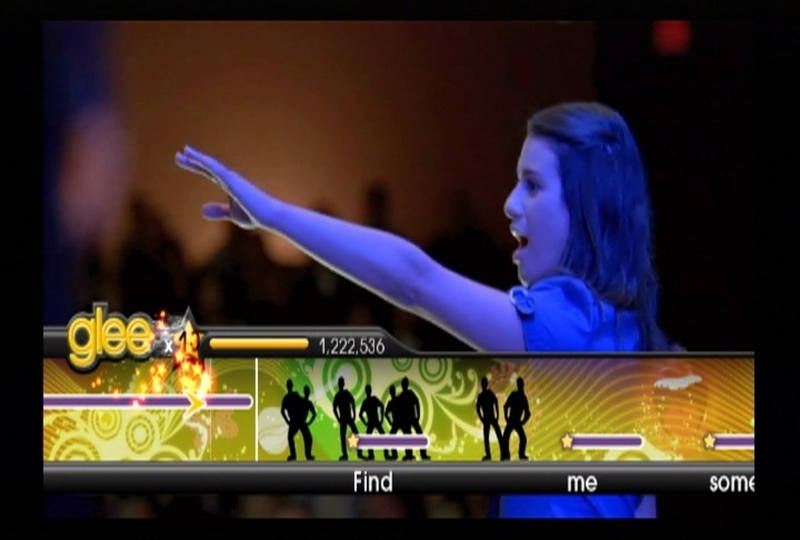 glee karaoke screen1