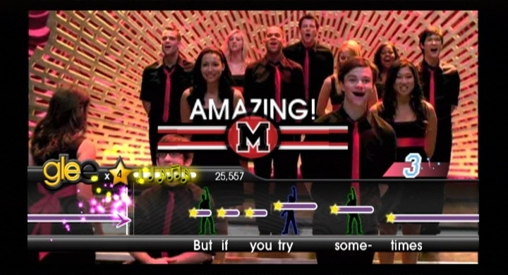 glee karaoke screen2