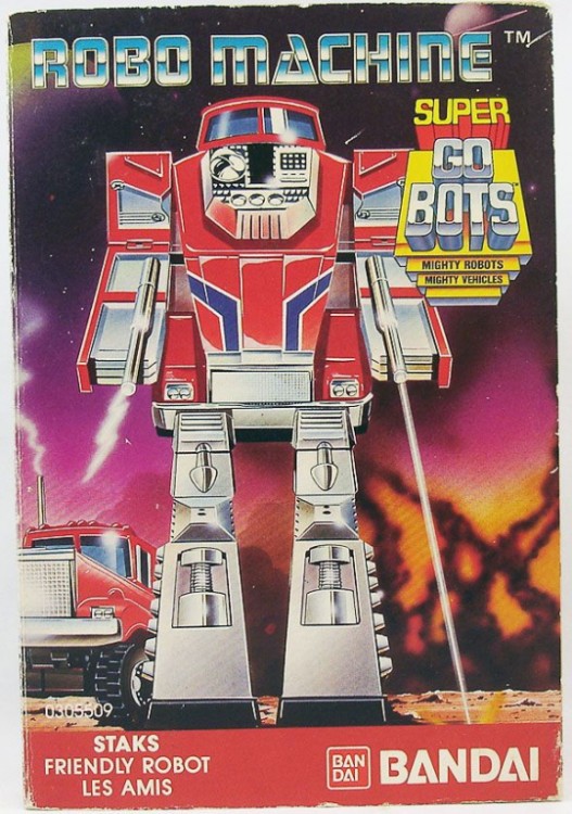 GOBOTS ROBO MACHINE SEMI TRUCK STAKS 1