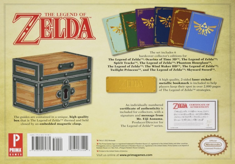 GUIDE COFFRET 6 GUIDE THE LEGEND OF ZELDA COLLECTOR