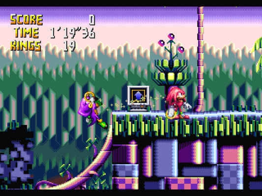 KNUCKLES CHAOTIX 1