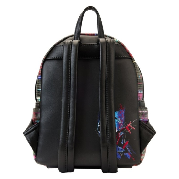 loungefly marvel spiderman across the spiderverse lenticular backpack