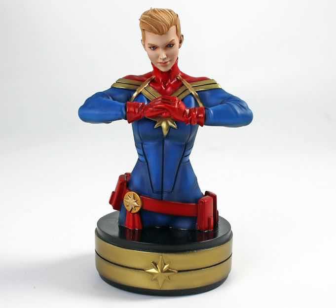 MARVEL CAPTAIN MARVEL 1 SUR 6 SCALE BUST SEMIC 1