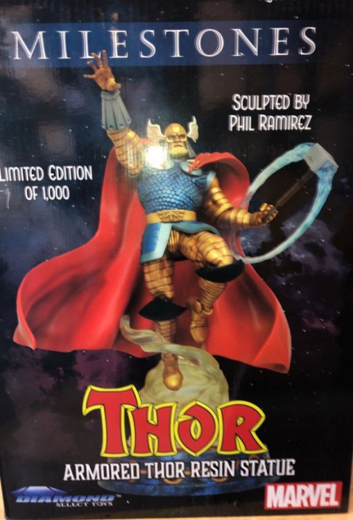 marvel milestones armored thor statue 2