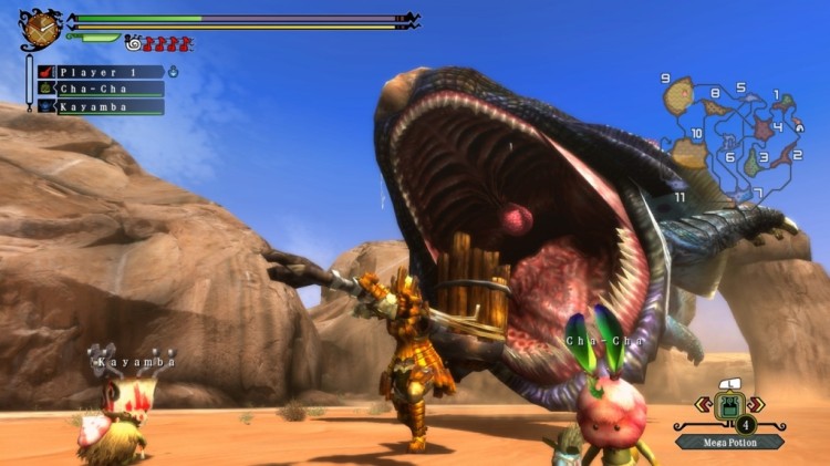 monster hunter 3 screen1