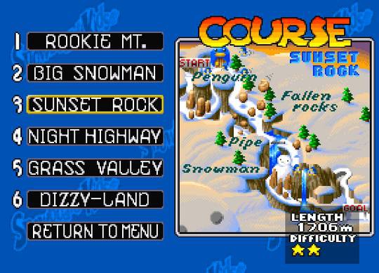 N64 SNOWBOARD KIDS 3