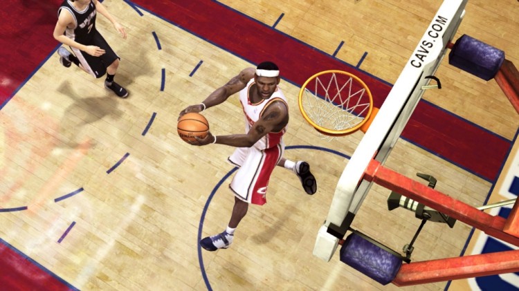 NBA LIVE 08 screen1