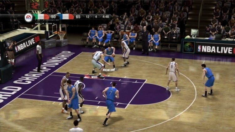 NBA LIVE 08 screen1