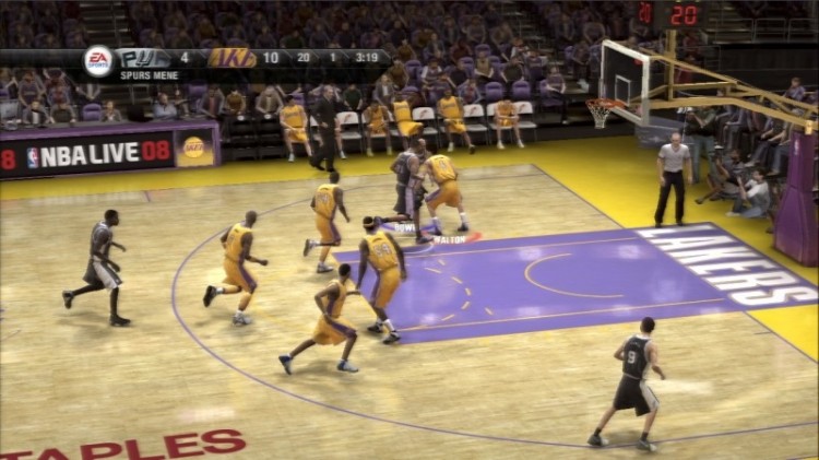 NBA LIVE 08 screen2