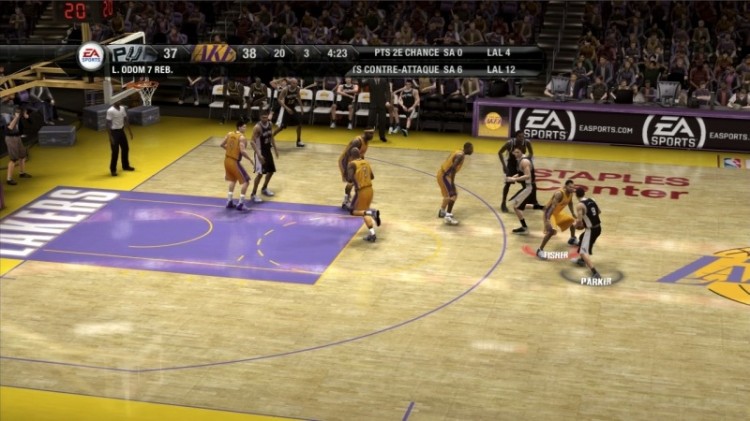 NBA LIVE 08 screen3