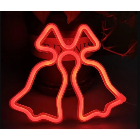 neon lumineux cloches rouges usb a (2)