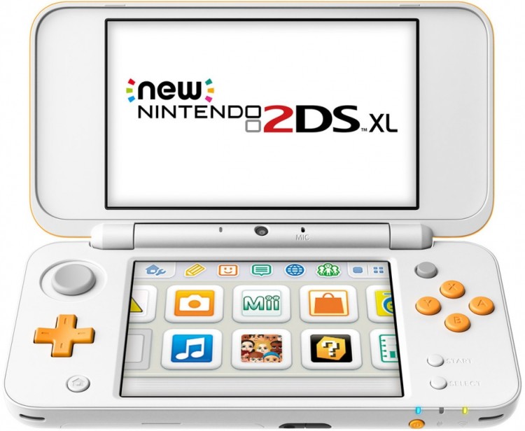 New Nintendo 2ds XL blanc orange