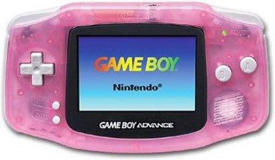 Nintendo Game boy Advance Rose transparente Japonais 1