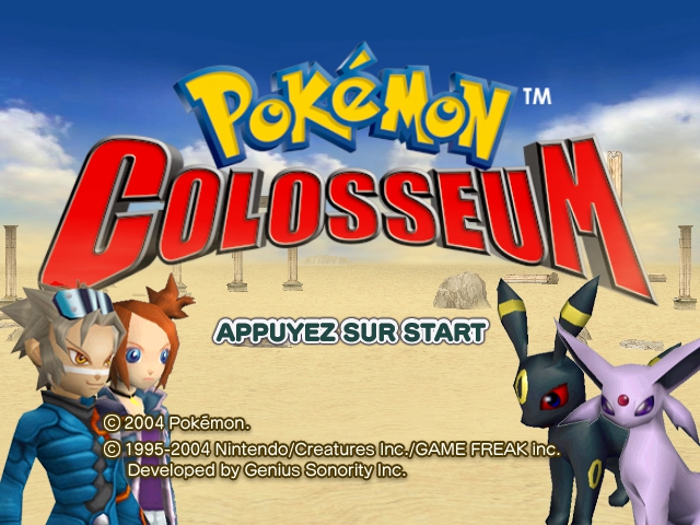 Pokémon Colosseum écran titre