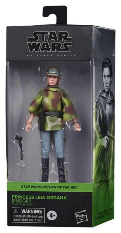 PRINCESS LEIA ORGANA ENDOR FIGURINE STAR WARS EPISODE VI BLACK SERIES HASBRO E9363 15 CM 5010993755622 kingdom figurine fr 8