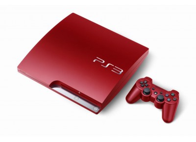 PS3 CONSOLE 320GO ROUGE