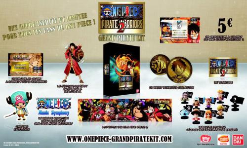 PS3 ONE PIECE PIRATE WARRIORS 2 GRAND PIRATE KIT 1