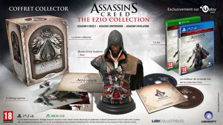 PS4 ASSASSIN CREED THE EZIO COLLECTION COLLECTOR 1