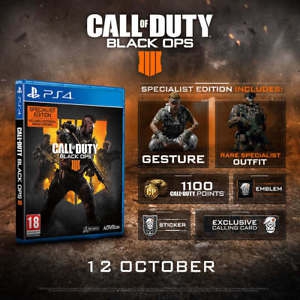 PS4 CALL OF DUTY BLACK OPS 4 EDITION SPECIALISTE 1