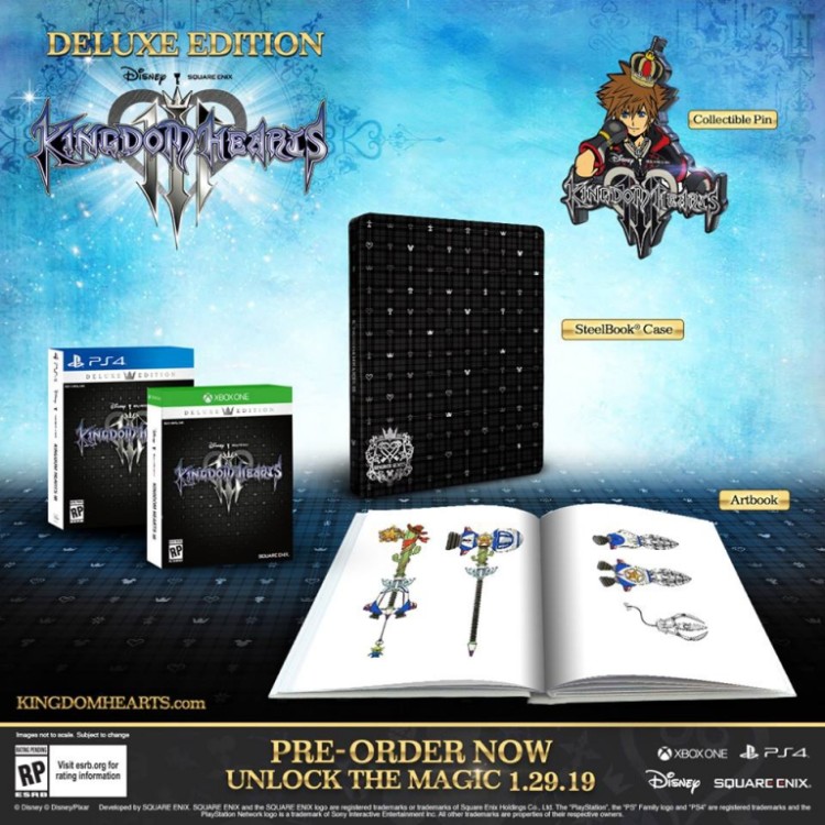 PS4 KINGDOM HEARTS 3 deluxe