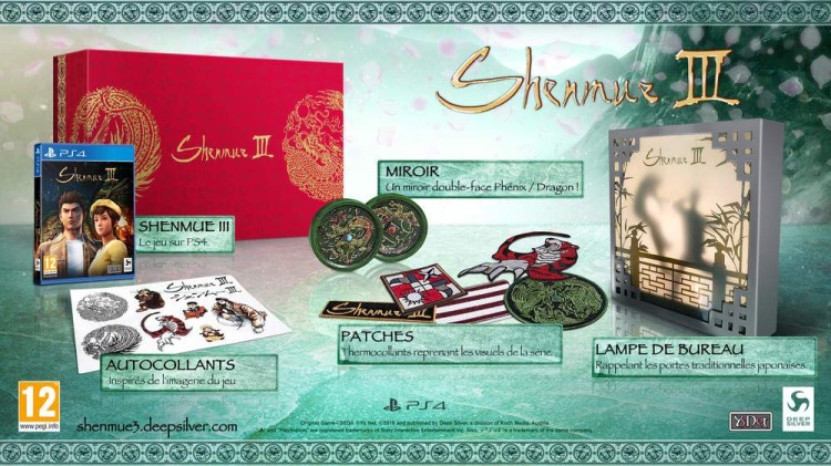 PS4 SHENMUE 3 coll