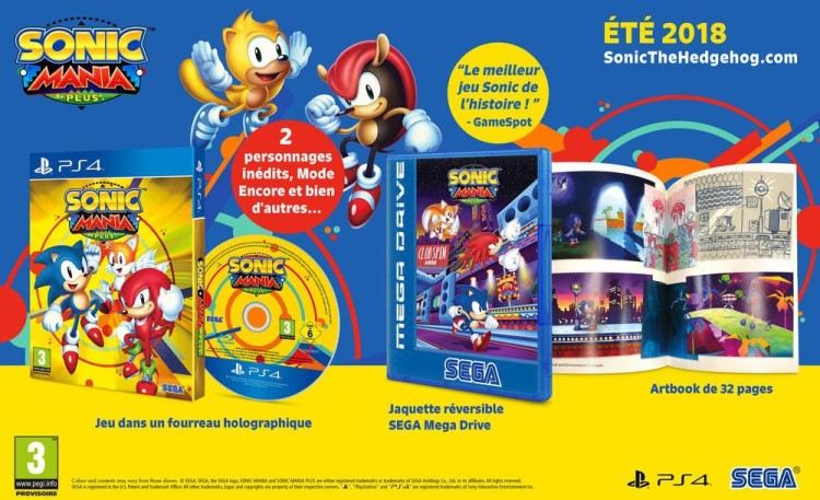 PS4 SONIC MANIA PLUS 1