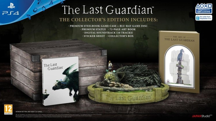 PS4 THE LAST GUARDIAN EDITION COLLECTOR