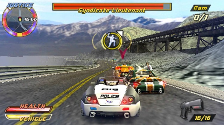 Pursuit Force Extreme Justice PSP