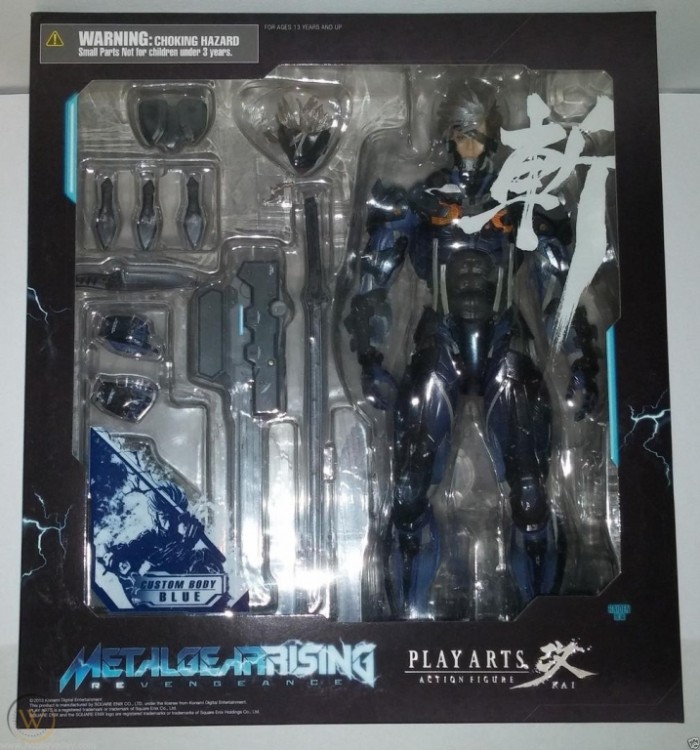 RAIDEN METAL GEAR BODY BLUE PLAY ARTS KAI