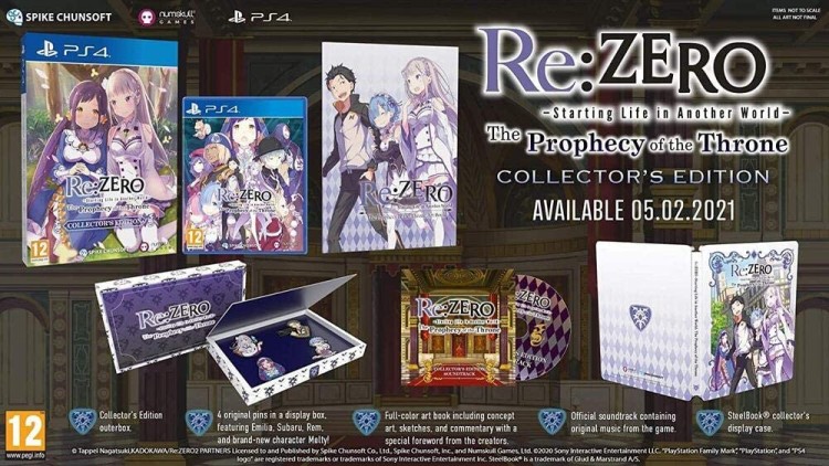 Re Zero The Prophecy of The Throne coll ps4 1