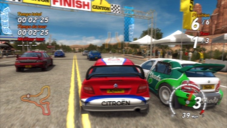 SEGA RALLY screen3