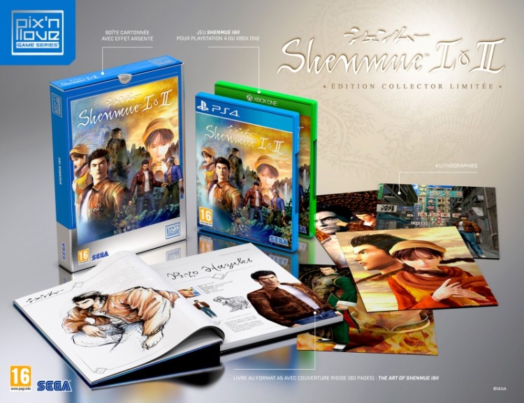 shenmue i ii edition collector ps4