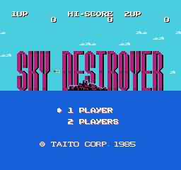 sky destroyer ecran titre