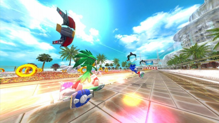 sonic free riders screen1