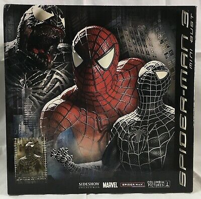 SPIDERMAN 3 MINI BUSTE BLACK SUIT SIDESHOW 1