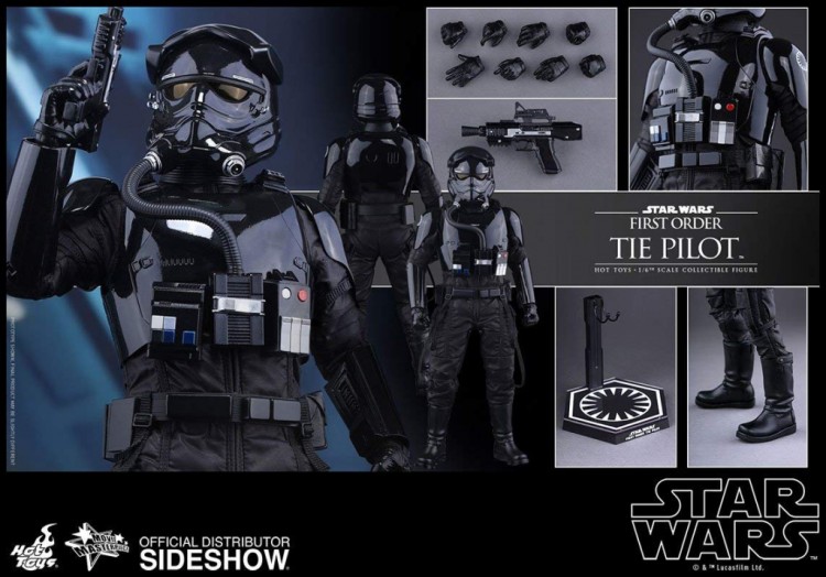 STAR WARS FIRST ORDER TIE FIGHTER PILOT HOT TOYS 1