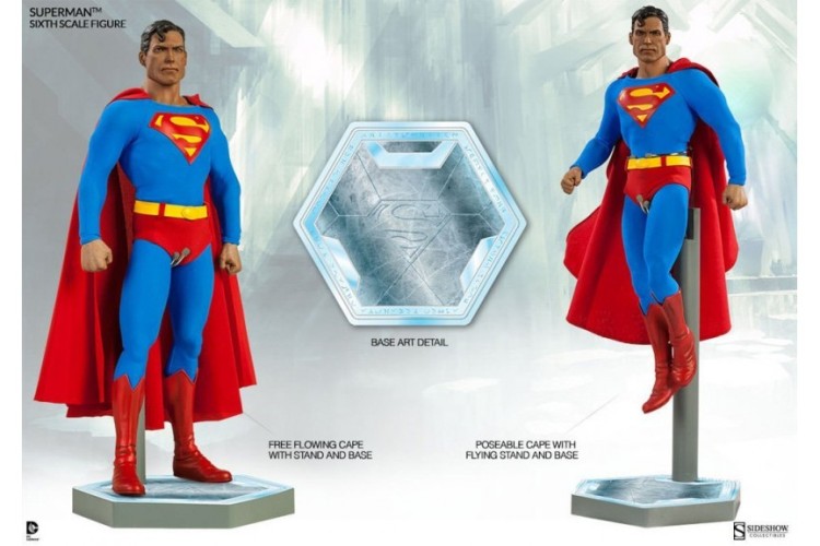 SUPERMAN SIXTH SCALE SIDESHOW