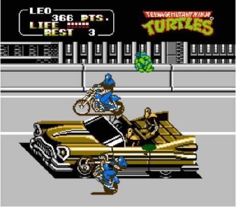 teenage mutant ninja turtles 2 the arcade game nes 008