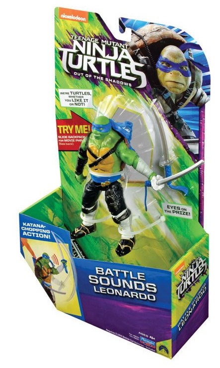 TMNT NICKELODEON BATTLE SOUNDS LEONARDO 1