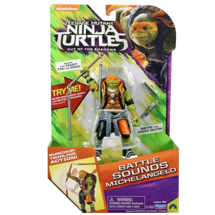 TMNT NICKELODEON BATTLE SOUNDS MICHELANGELO 1