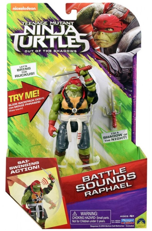 TMNT NICKELODEON BATTLE SOUNDS RAPHAEL