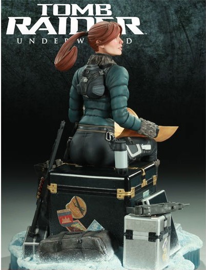 TOMB RAIDER LARA CROFT EXCLUSIVE SNOW DAY UNDERWORLD STATUE 1