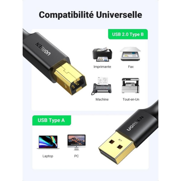 ugreen cable imprimante usb 20 to bm 2m 20847 (1)