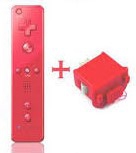 WIIMOTE ROUGE AVEC MOTION PLUS