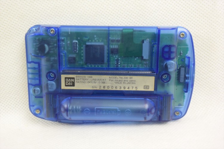 wonderswan skeleton blue