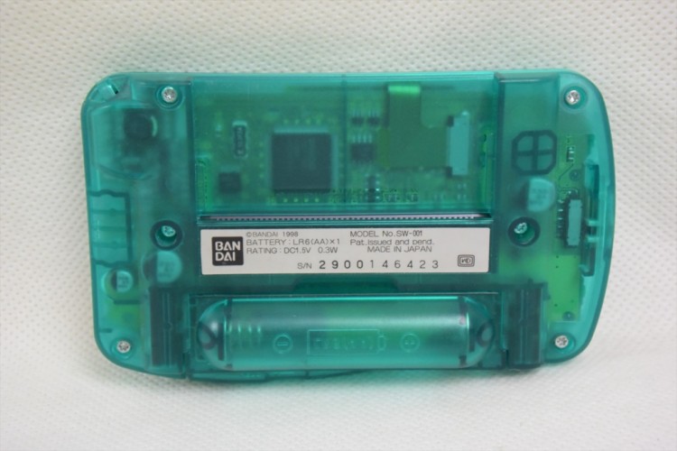 wonderswan skeleton green