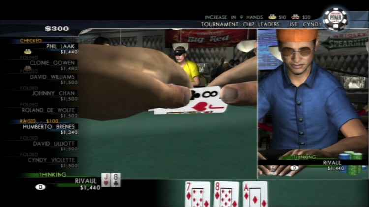 world series poker 2008 screen3