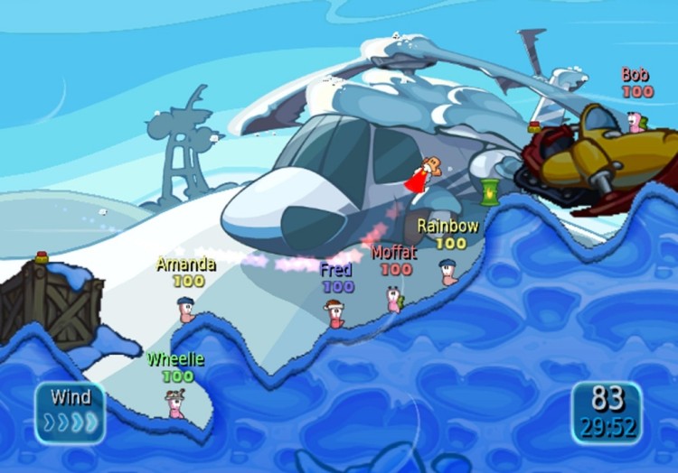 worms battle island screen2