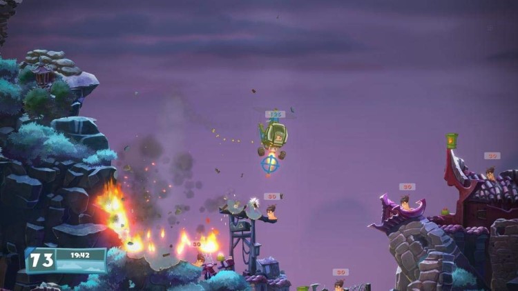 Worms Battlegrounds + Worms Wmd 1